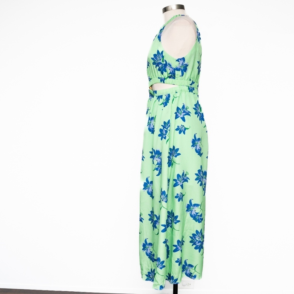 Likely Karrica Maxi‎ Dress Blue Floral Cut Out Print - Picture 7 of 15